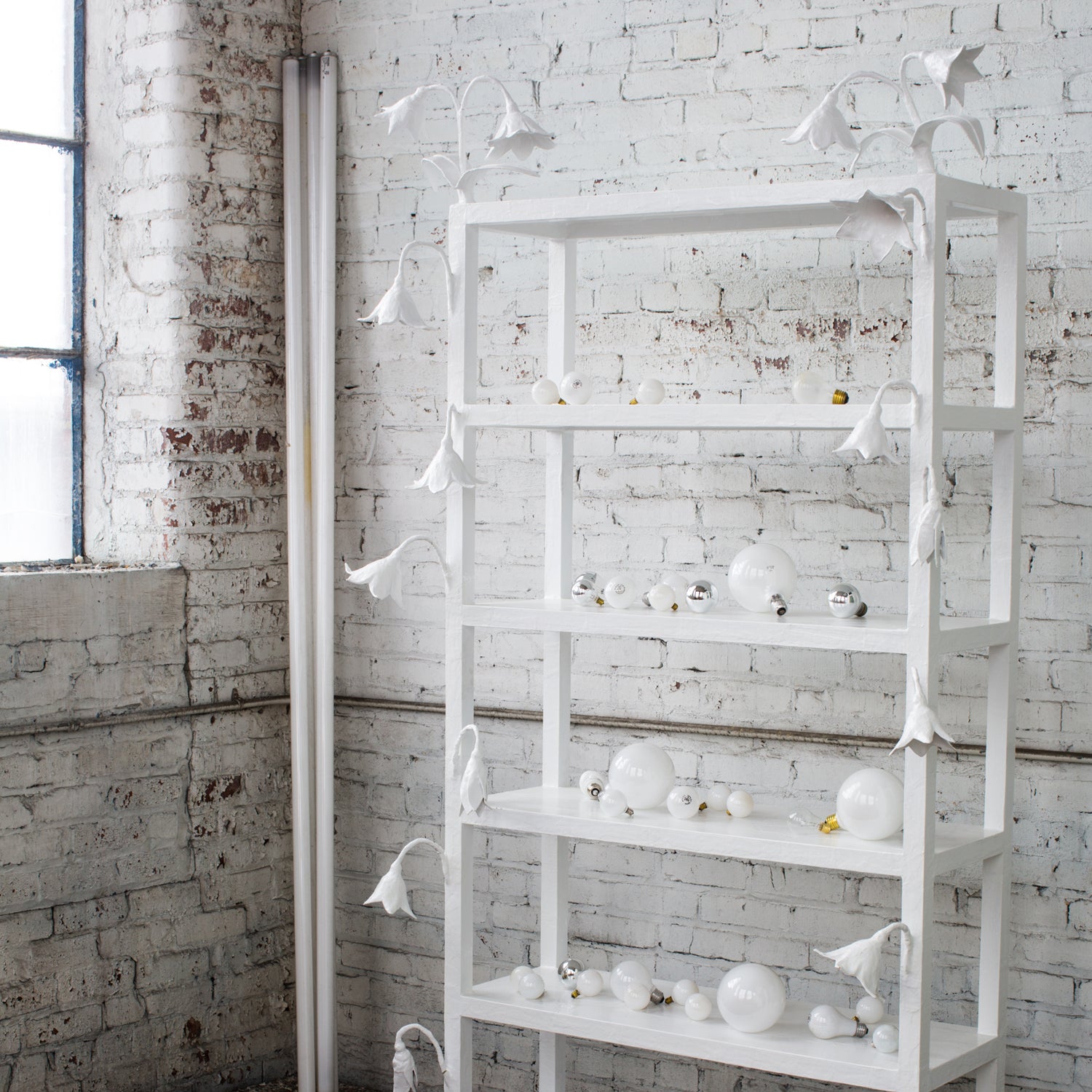 Snowdrop Shelving holding keepsakes