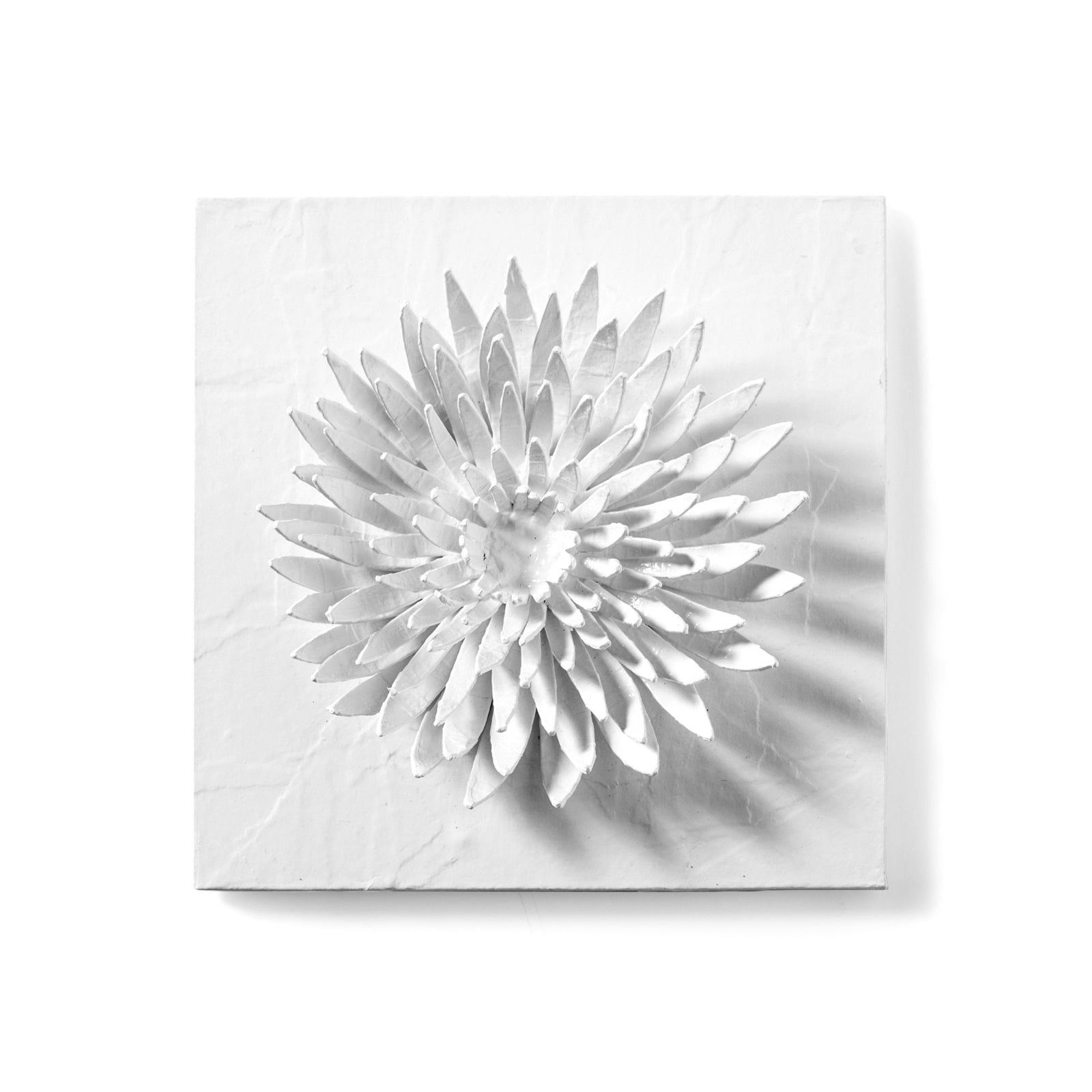 Chrysanthemum Flower Wall Tile White Paper Art Flower