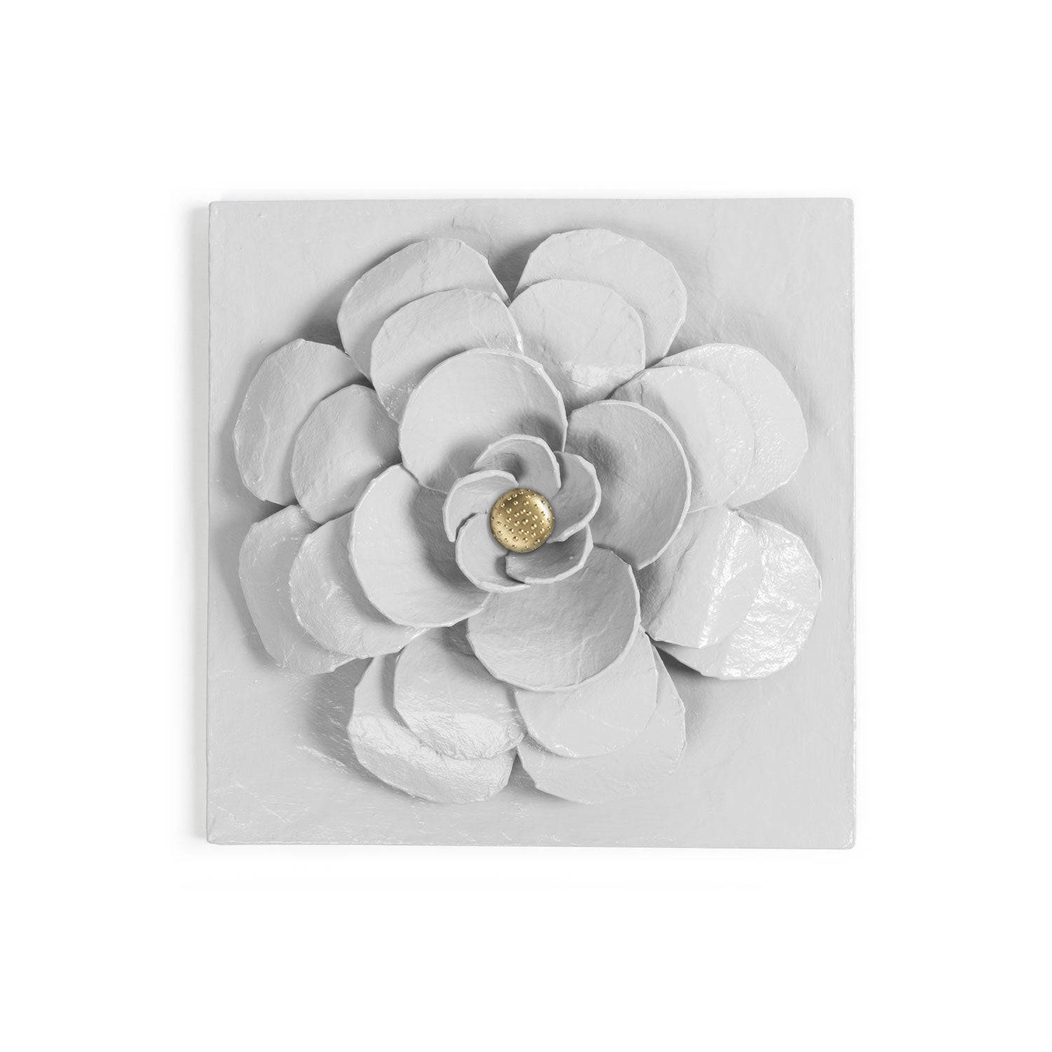 Zinnia Flower Wall Tile, handmade in Mexico